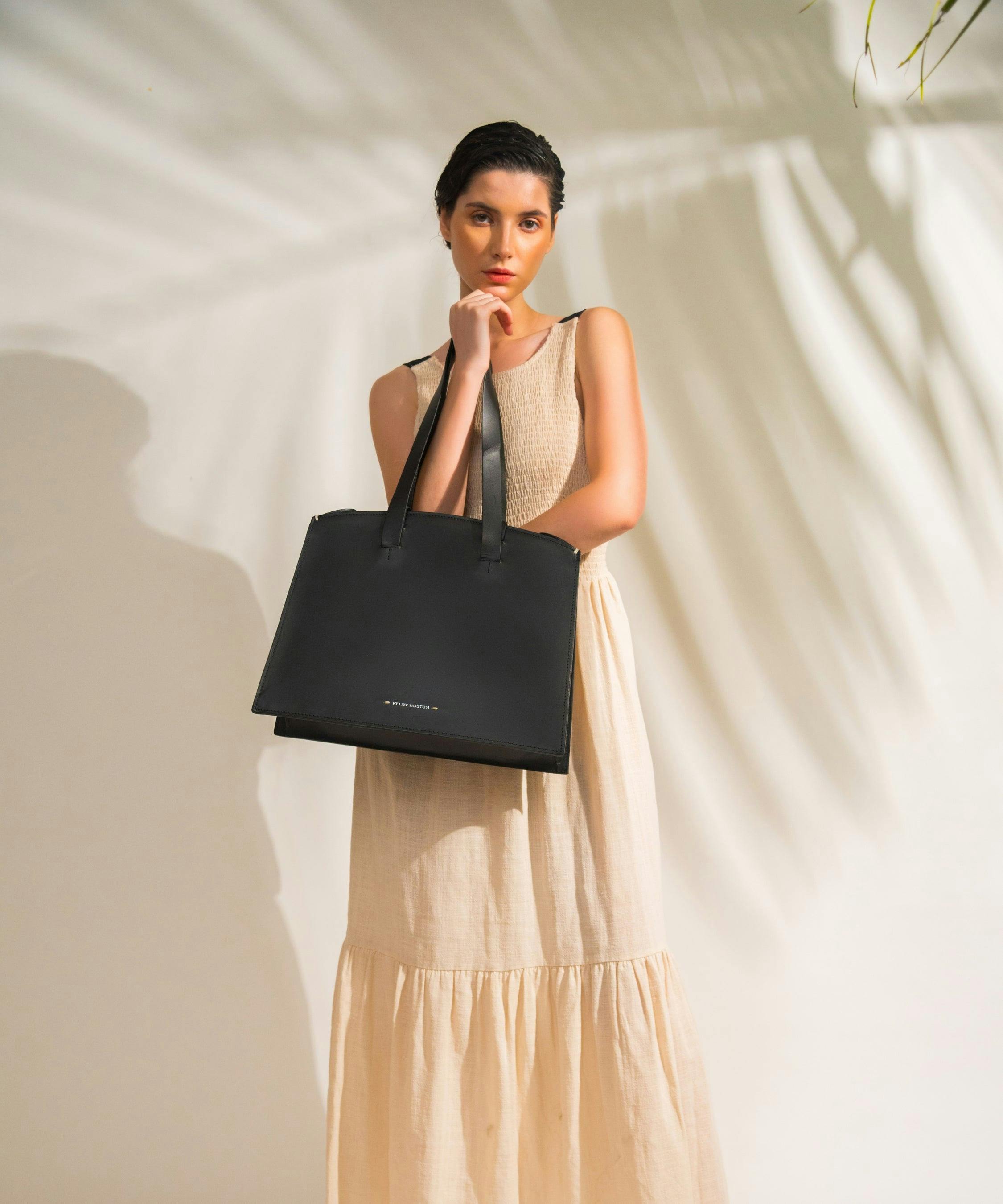 Terra Structured Tote - Black, a product by Kelby Huston