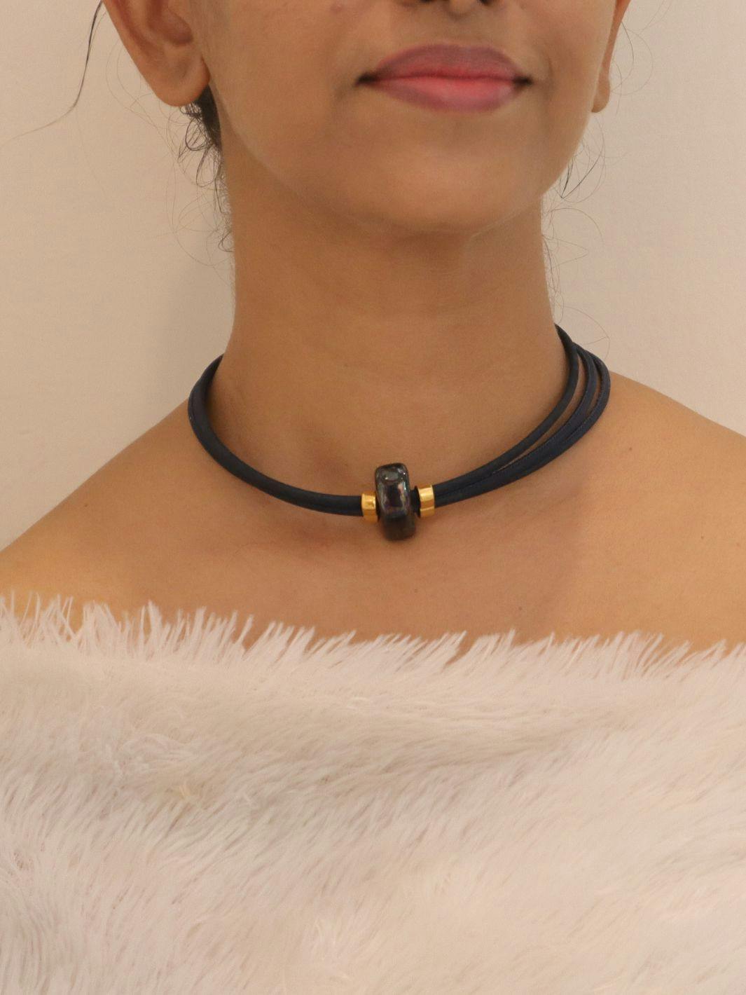 Thumbnail preview #1 for Midnight Blue Choker