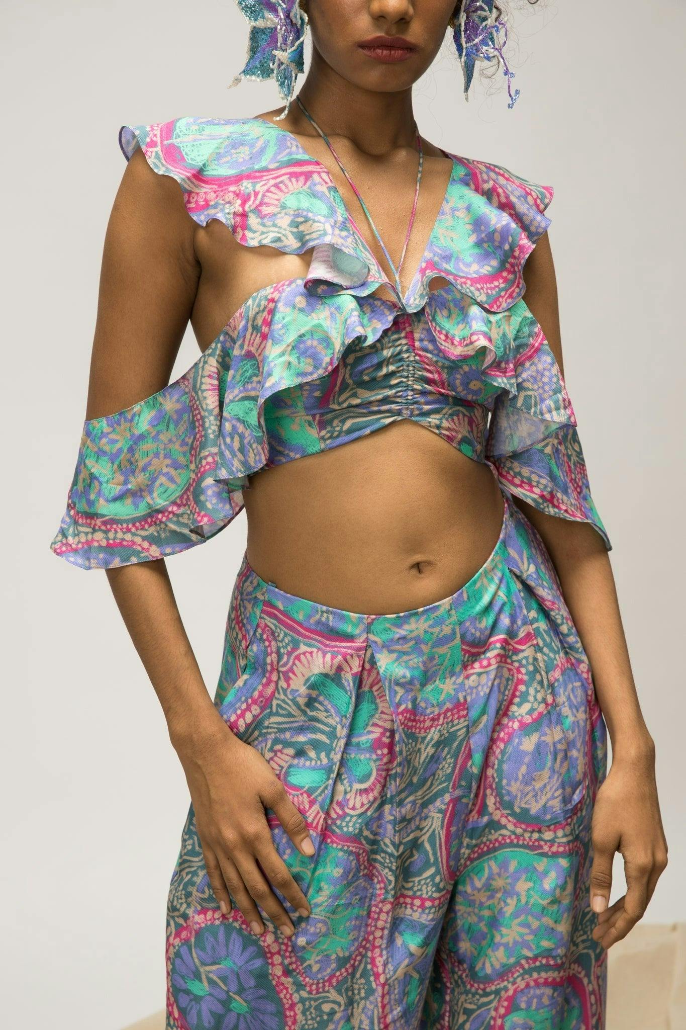 Thumbnail preview #2 for TOSH RUFFLE CO-ORD