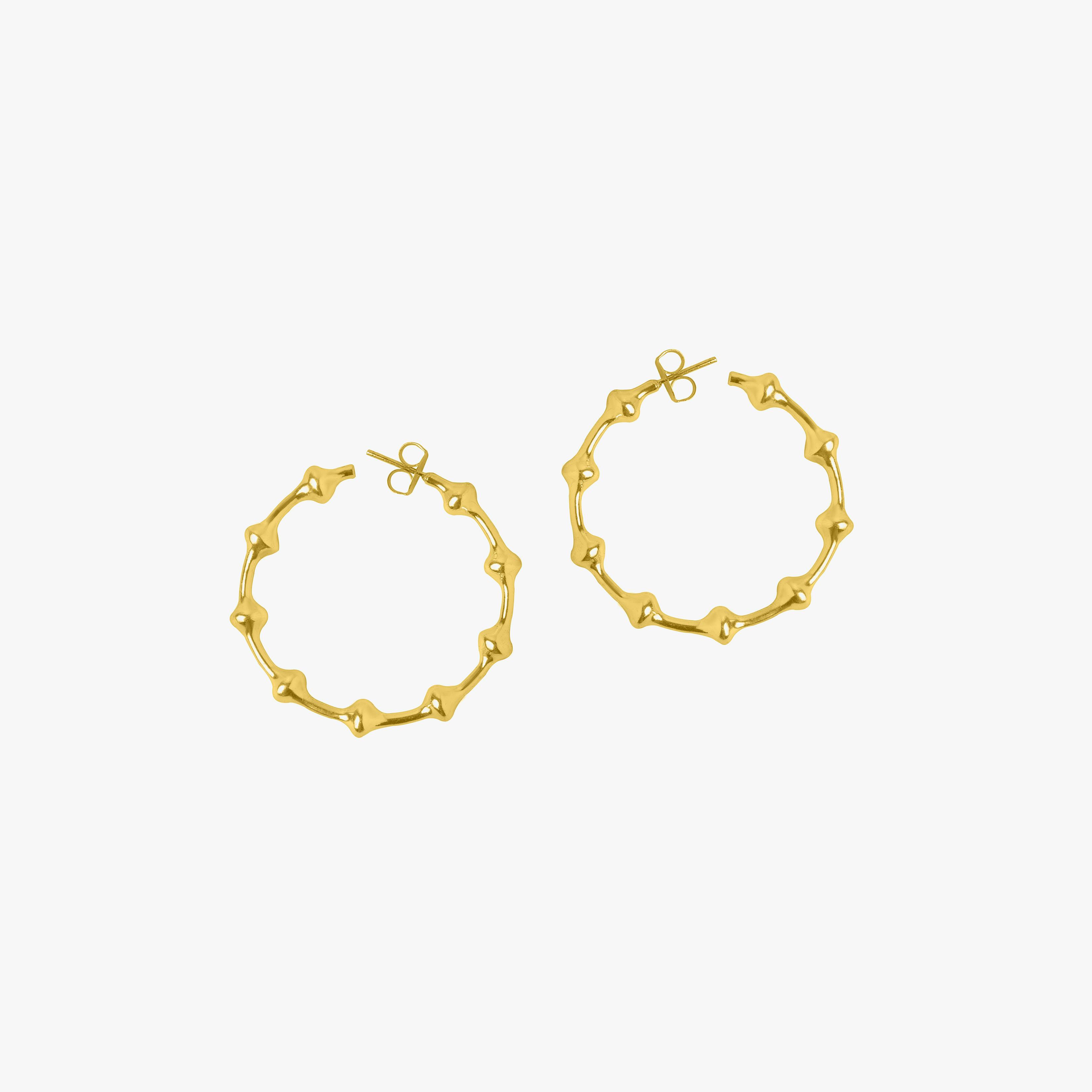 SYMPHONY EARRINGS - GOLD TONE, a product by Equiivalence