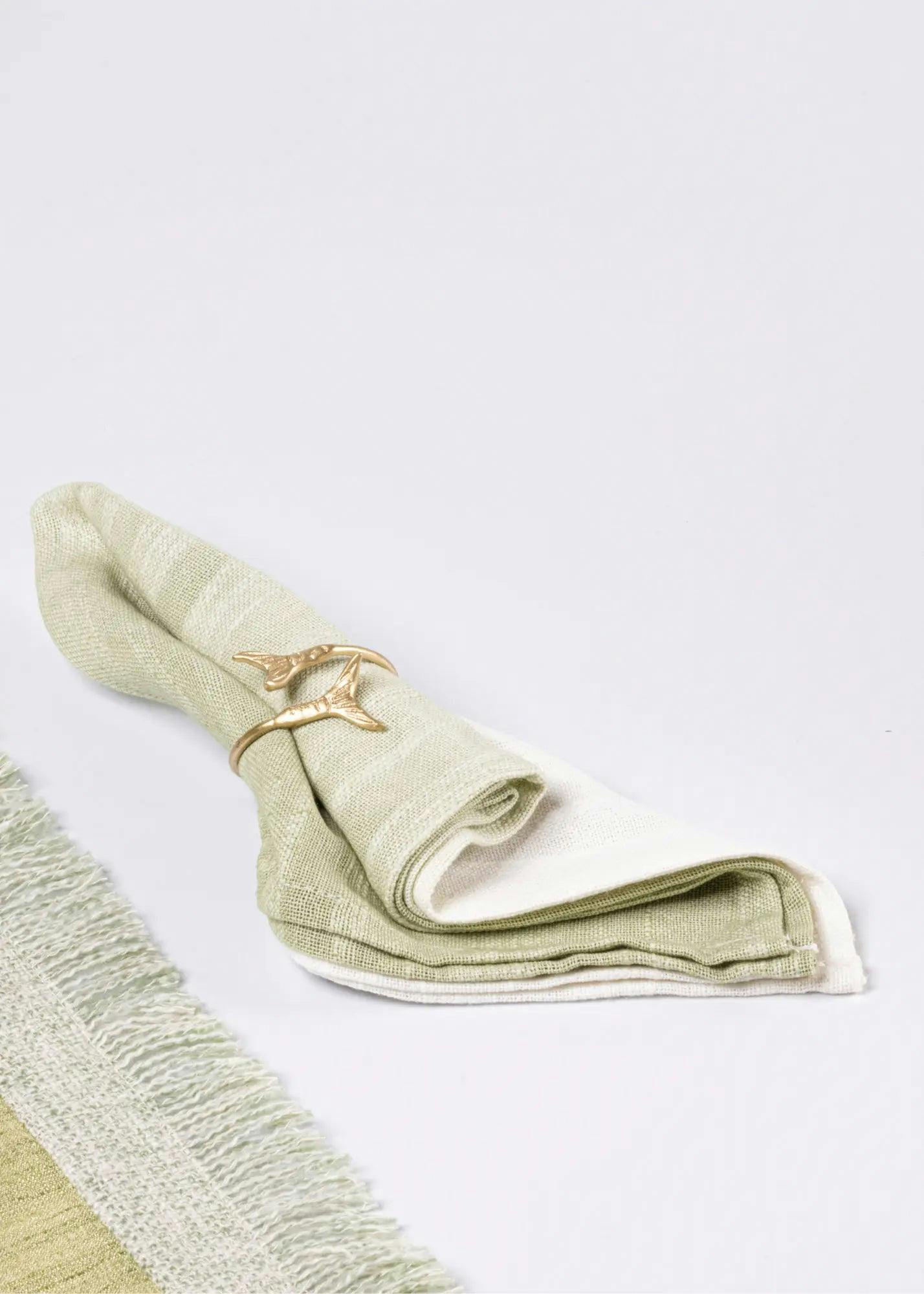 Mermaid Napkin Rings - Gold, a product by Gado Living