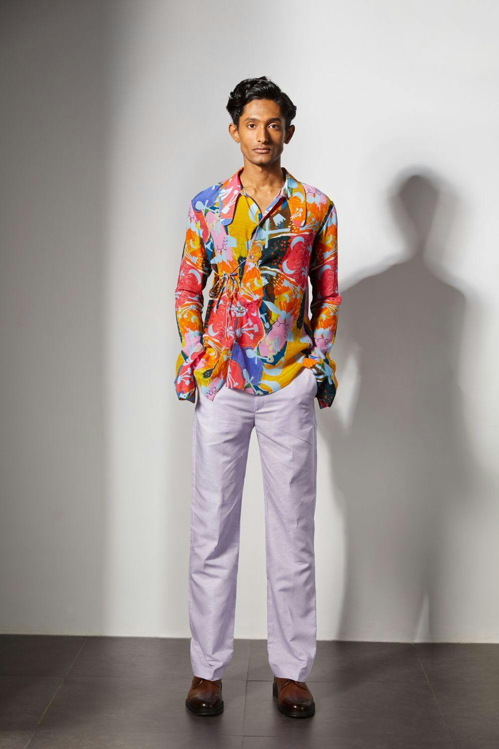 Ivy Ruched Men's Shirt, a product by Advait India