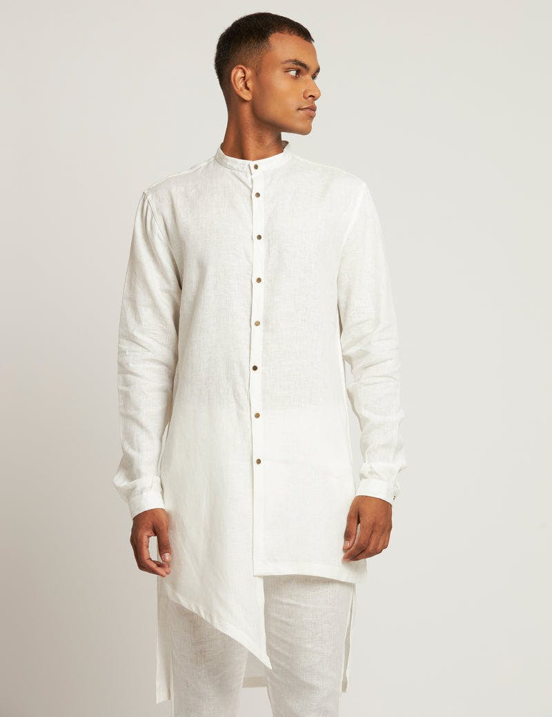 GURUNG - KURTA - WHITE, a product by Son of a Noble