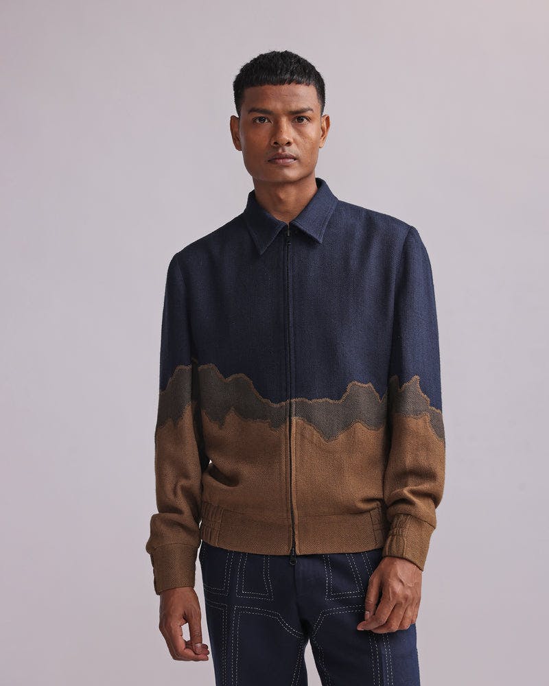 PATCHWORK GRADIENT JACKET, a product by Country Made