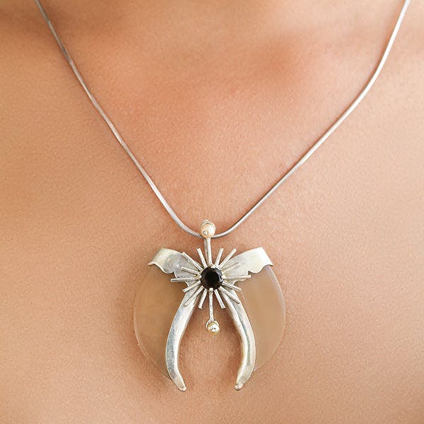 AVANI Faux Tiger Claw Sunburst Pendant (without chain), a product by Baka