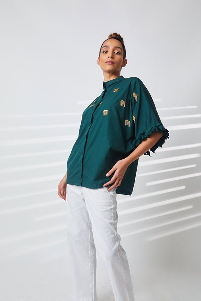 Sway Sleeve Kimono Shirt, a product by Studio Moda India