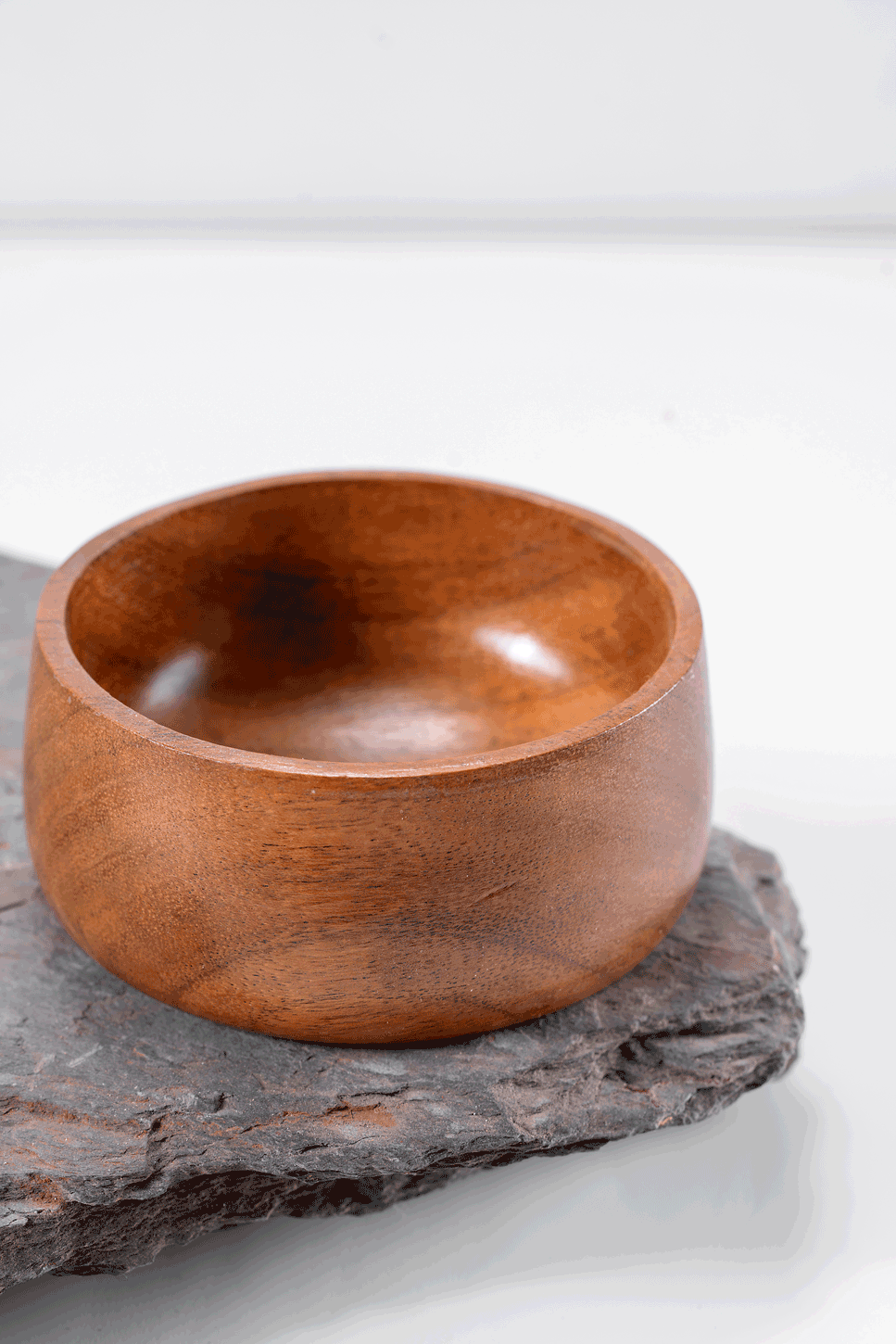 Gumbad - Small wooden dip bowls (set of 2), a product by Araana Homes