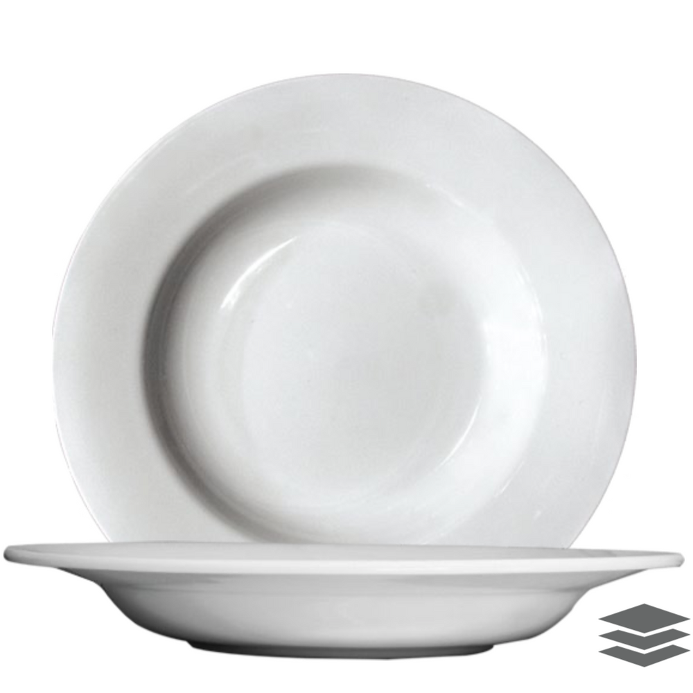 Classic Rim Serving Deep Plate 11.25" - Pack of 4, a product by The Table Company