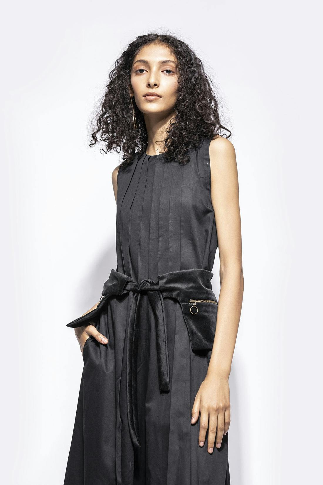 Jumpsuit with Overall Pleats, a product by Corpora Studio