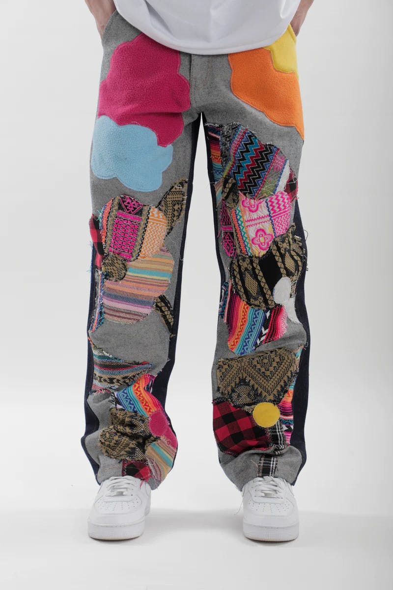 Petals Patchwork Jeans, a product by TOFFLE