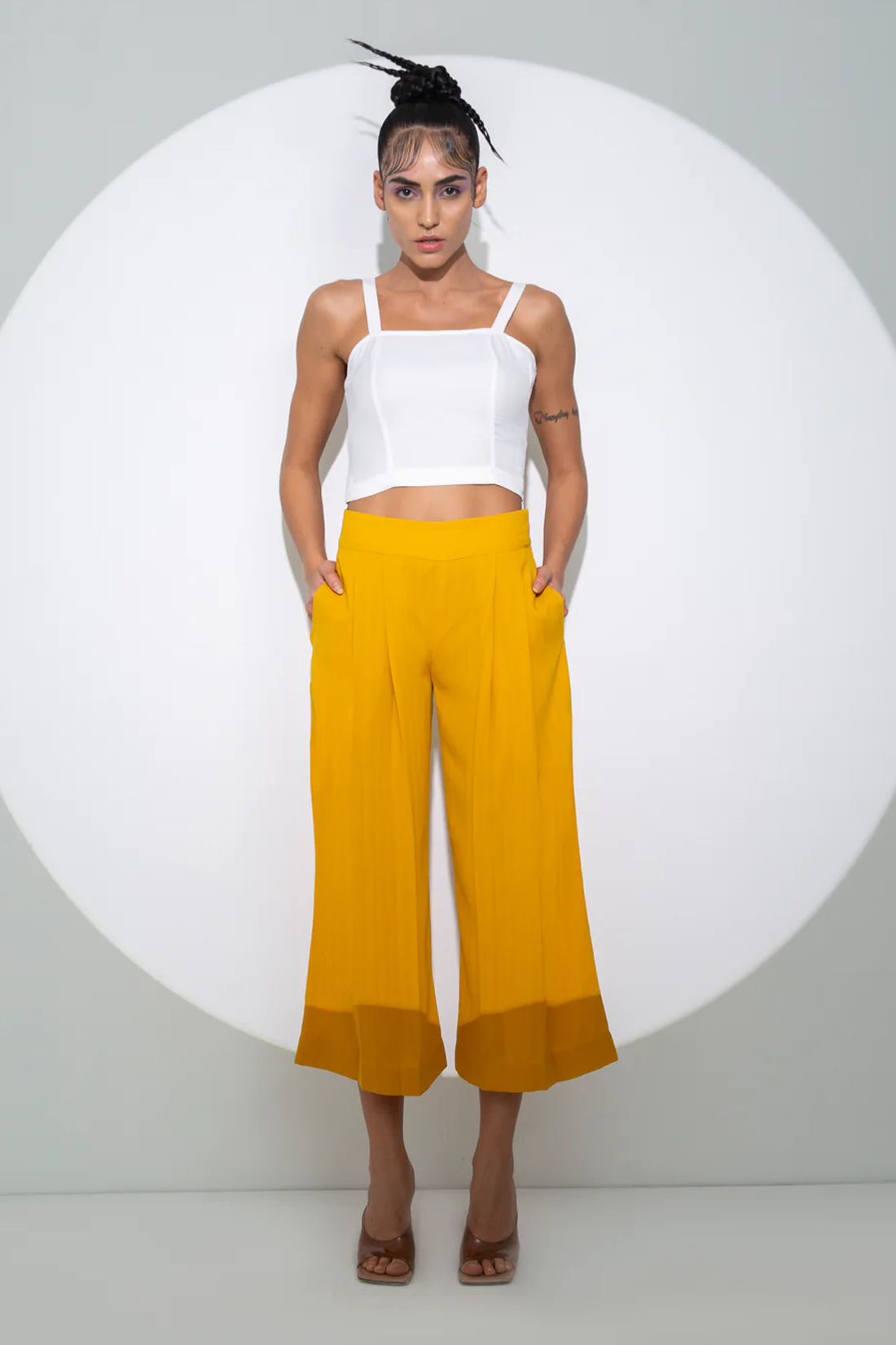 Cropped Culottes, a product by Pocketful Of Cherrie