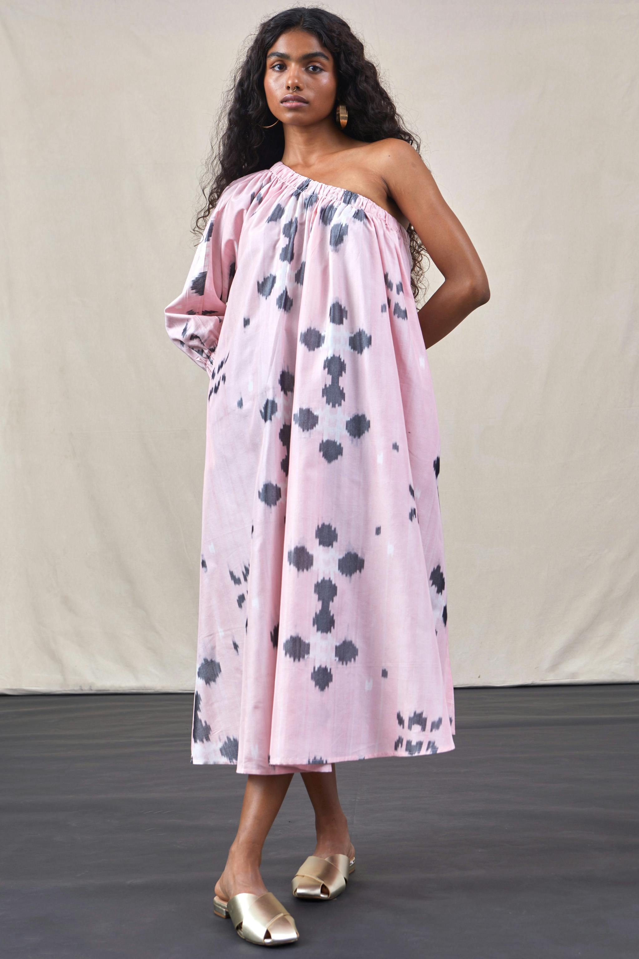 Punai - Ikat Dress Pink, a product by The Summer House