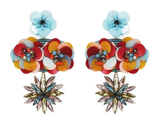 Coral Earrings, a product by Label Pooja Rohra