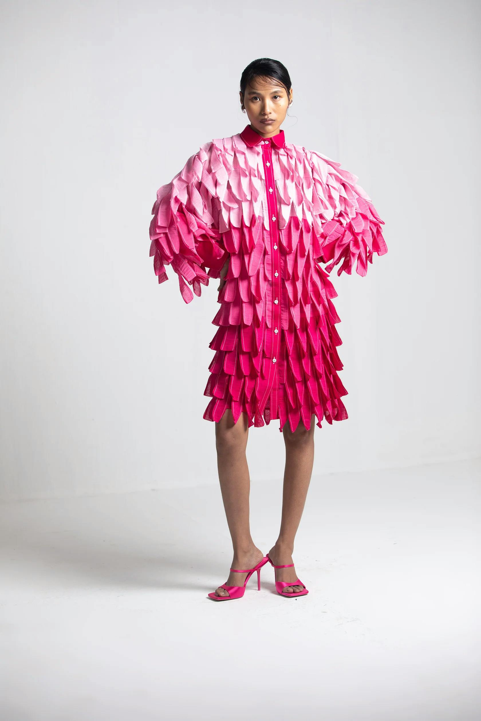Boxy ombré Petal dress, a product by Corpora Studio