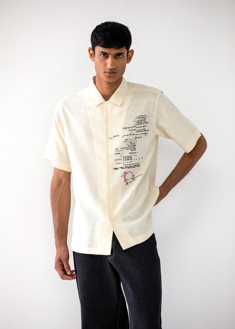 ASEMIC HALF-SLEEVED SHIRT, a product by Country Made