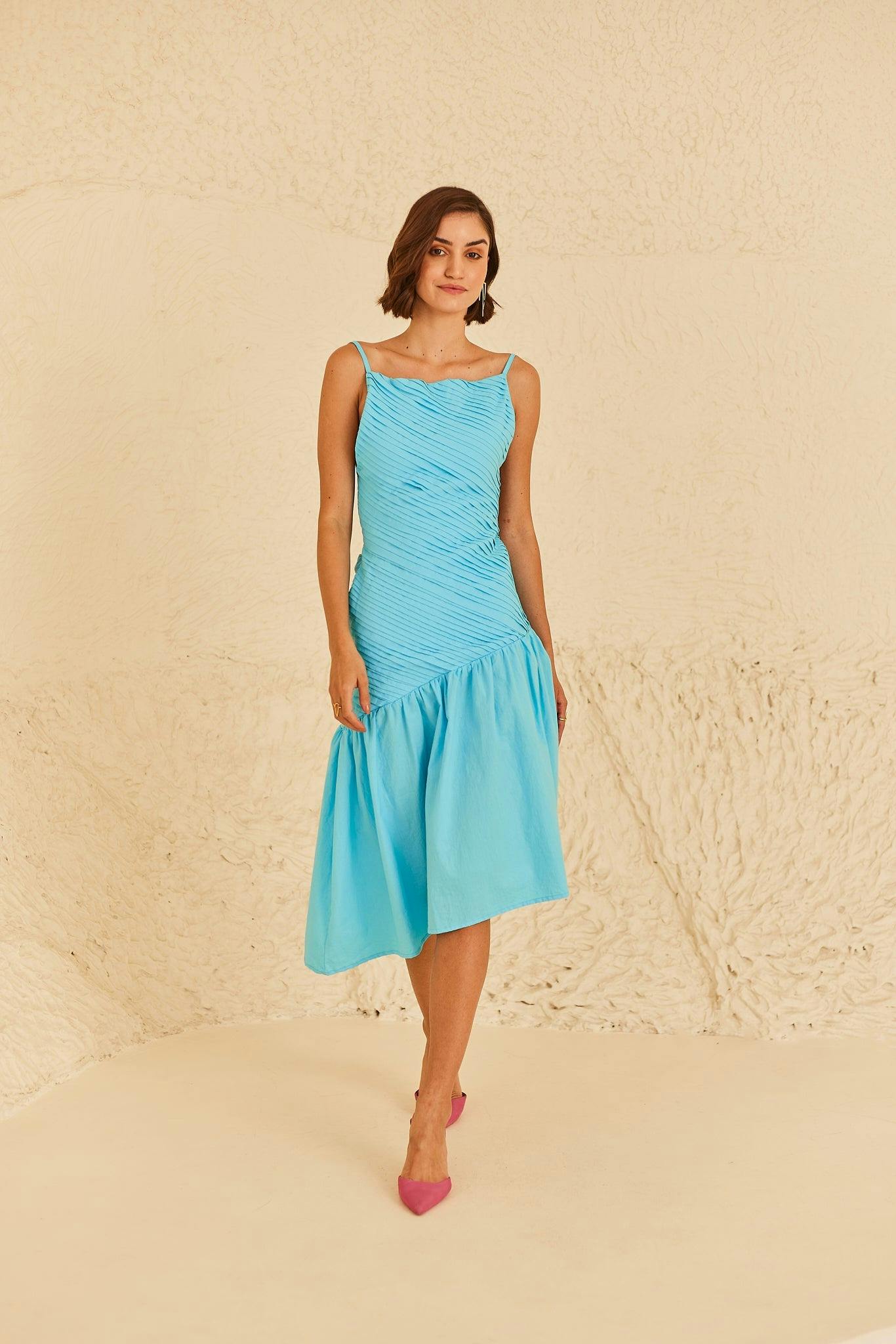 Aqua Allure Backless Dress, a product by Sage By Mala