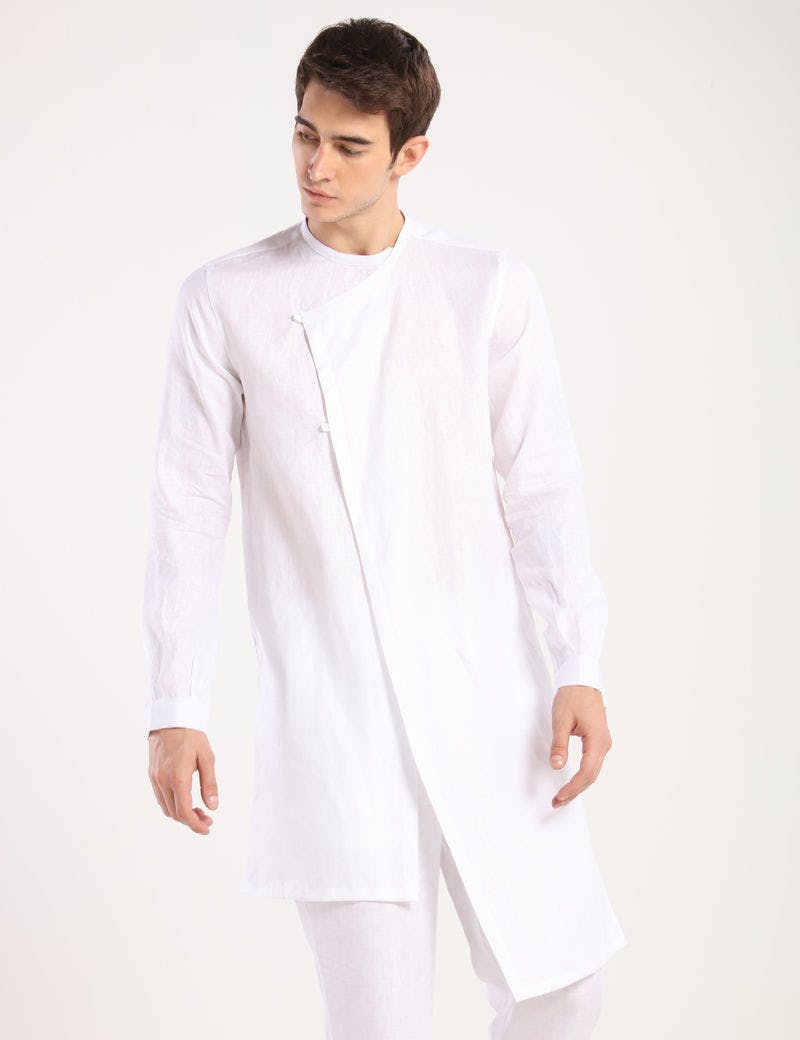 FOX KURTA - WHITE, a product by Son of a Noble
