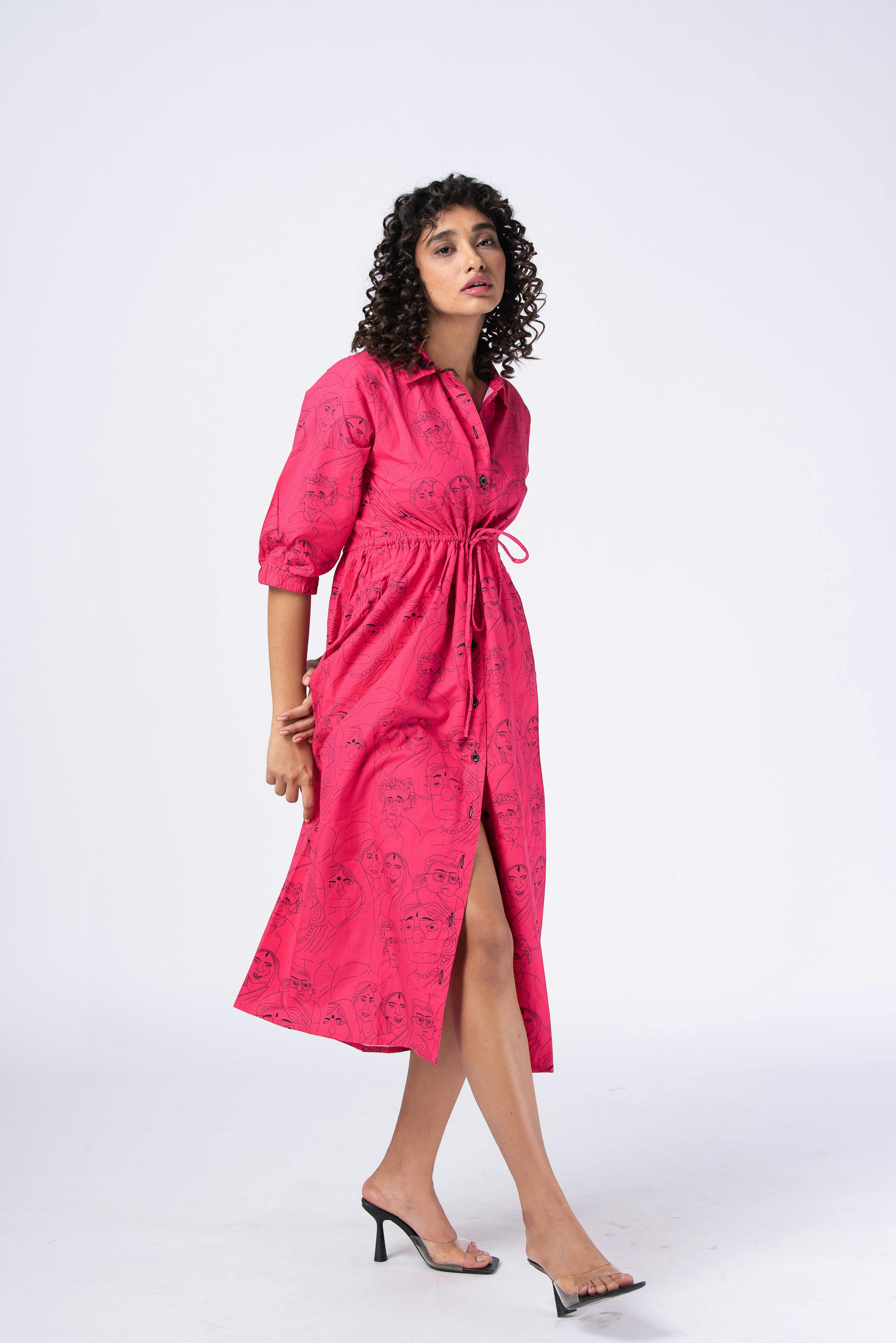 Hello ladies [midi dress], a product by Radharaman