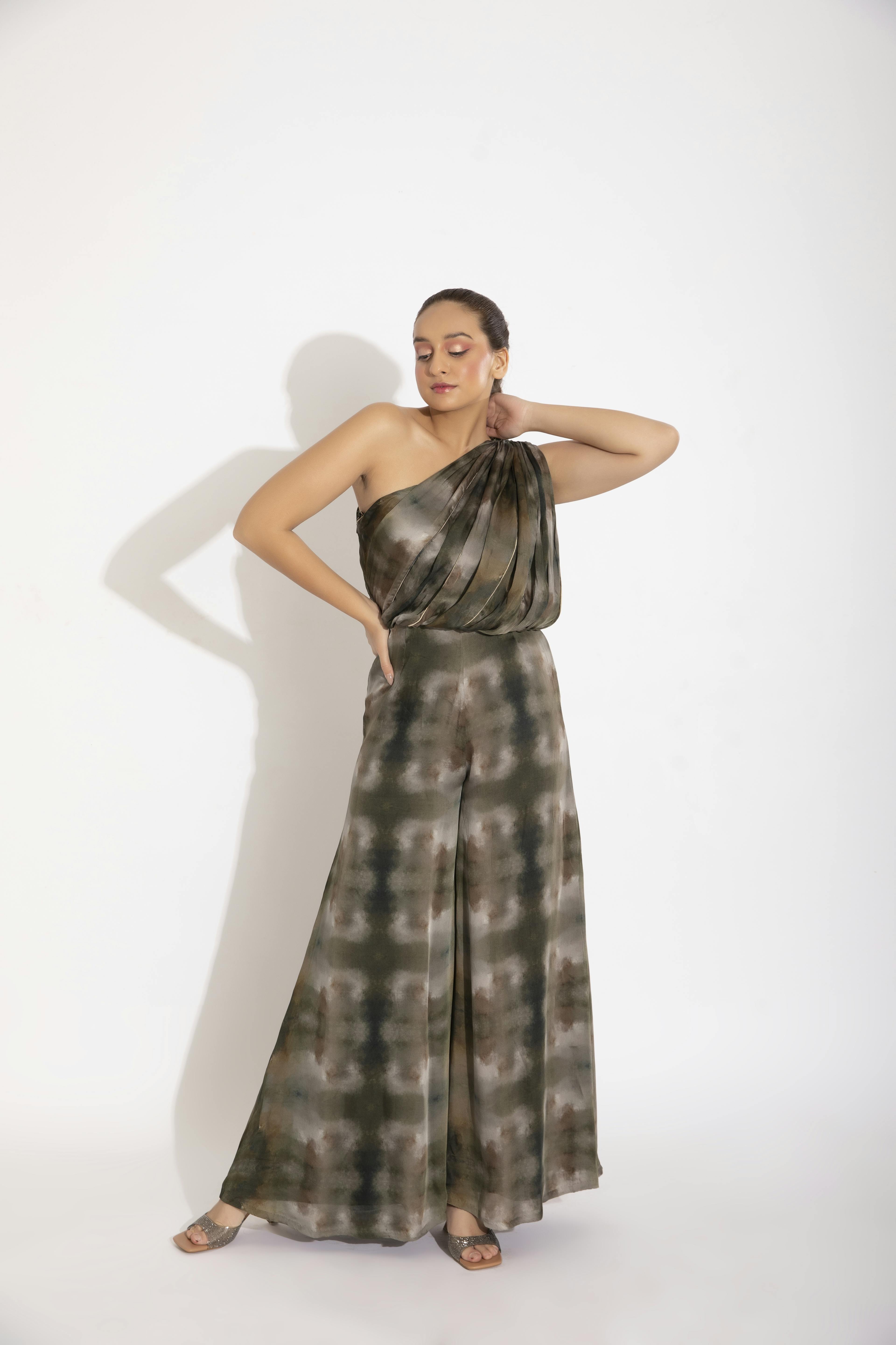 Hand draped Jumpsuit, a product by Studio Surbhi