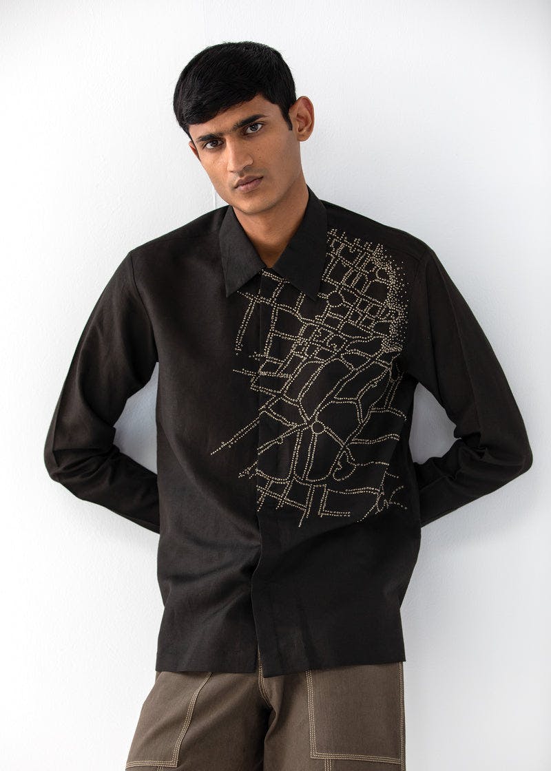 NORMANDY EMBROIDERED SHIRT, a product by Country Made