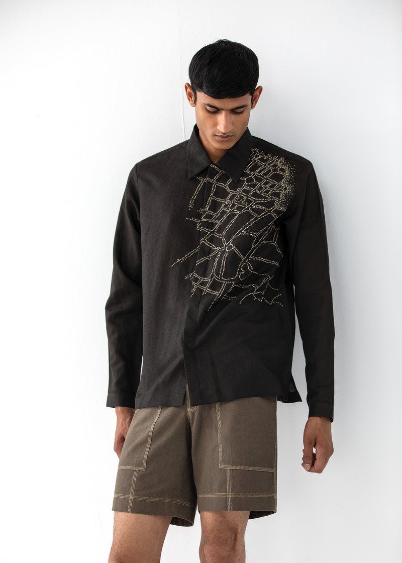 Thumbnail preview #2 for NORMANDY EMBROIDERED SHIRT