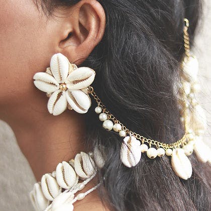 Mehr Earrings, a product by Label Pooja Rohra