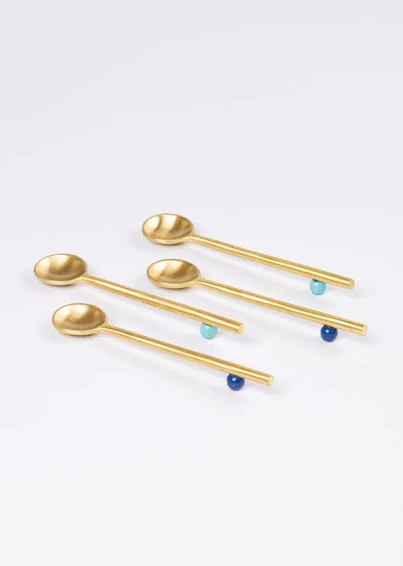 Mini Brass Dana Spoons, a product by Gado Living