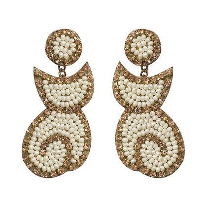 Cat Earrings, a product by Label Pooja Rohra