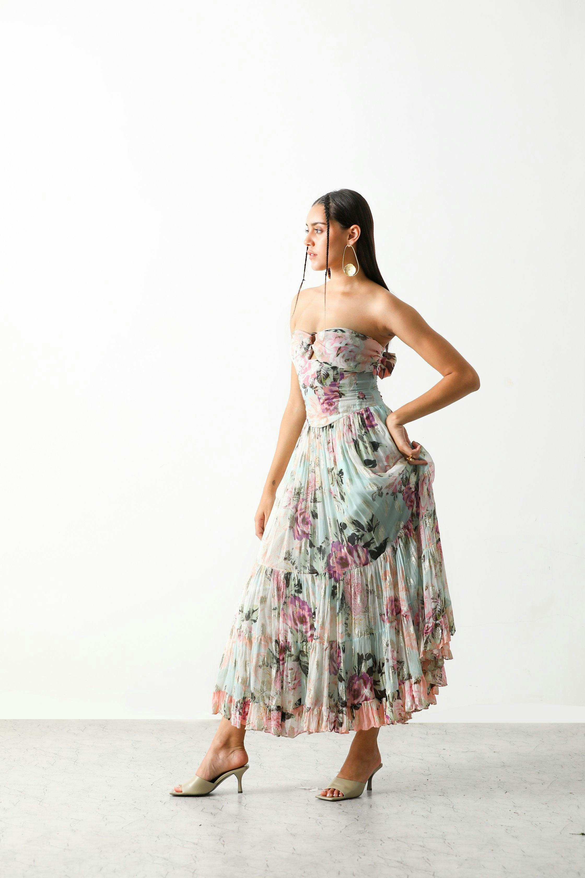 Garden Long Dress, a product by THE IASO
