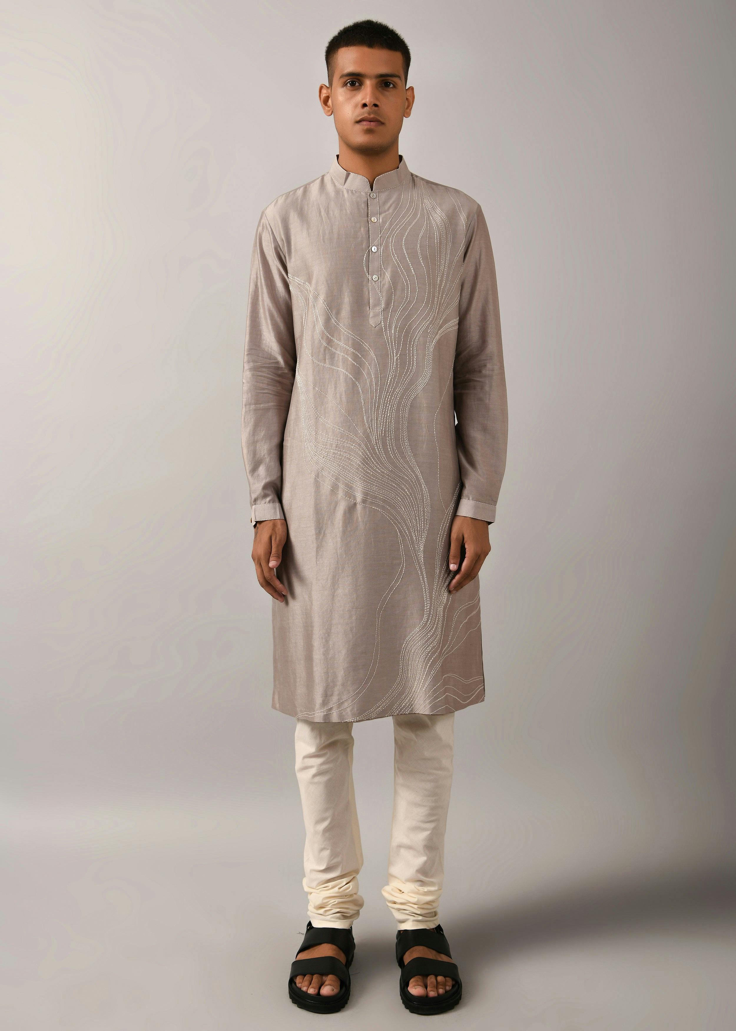 Horizon Embroidered Kurta Set, a product by Country Made