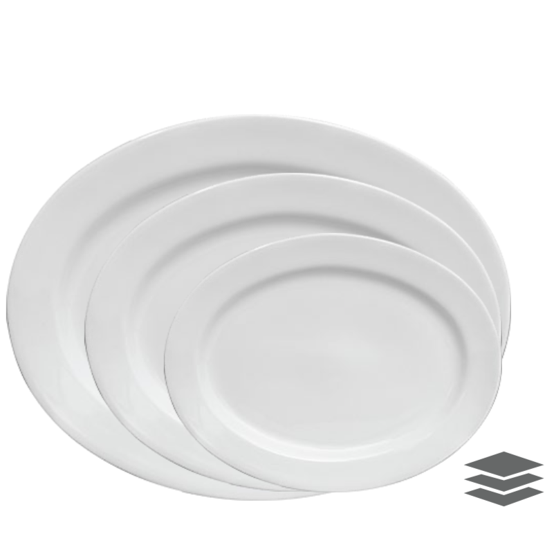 Classic Oval Platters - Pack of 2, a product by The Table Company