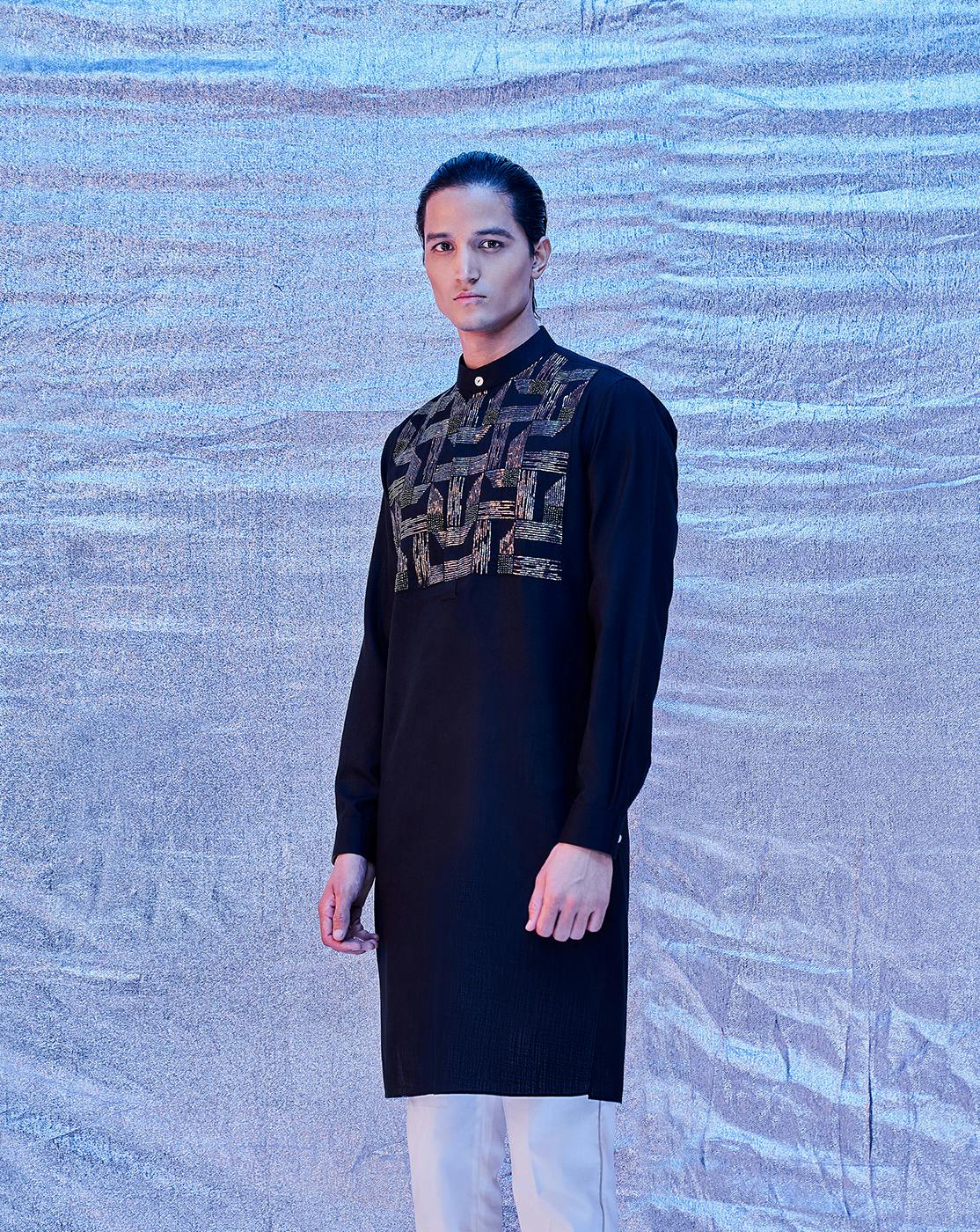 Pitta Embroidered Kurta, a product by Line Outline