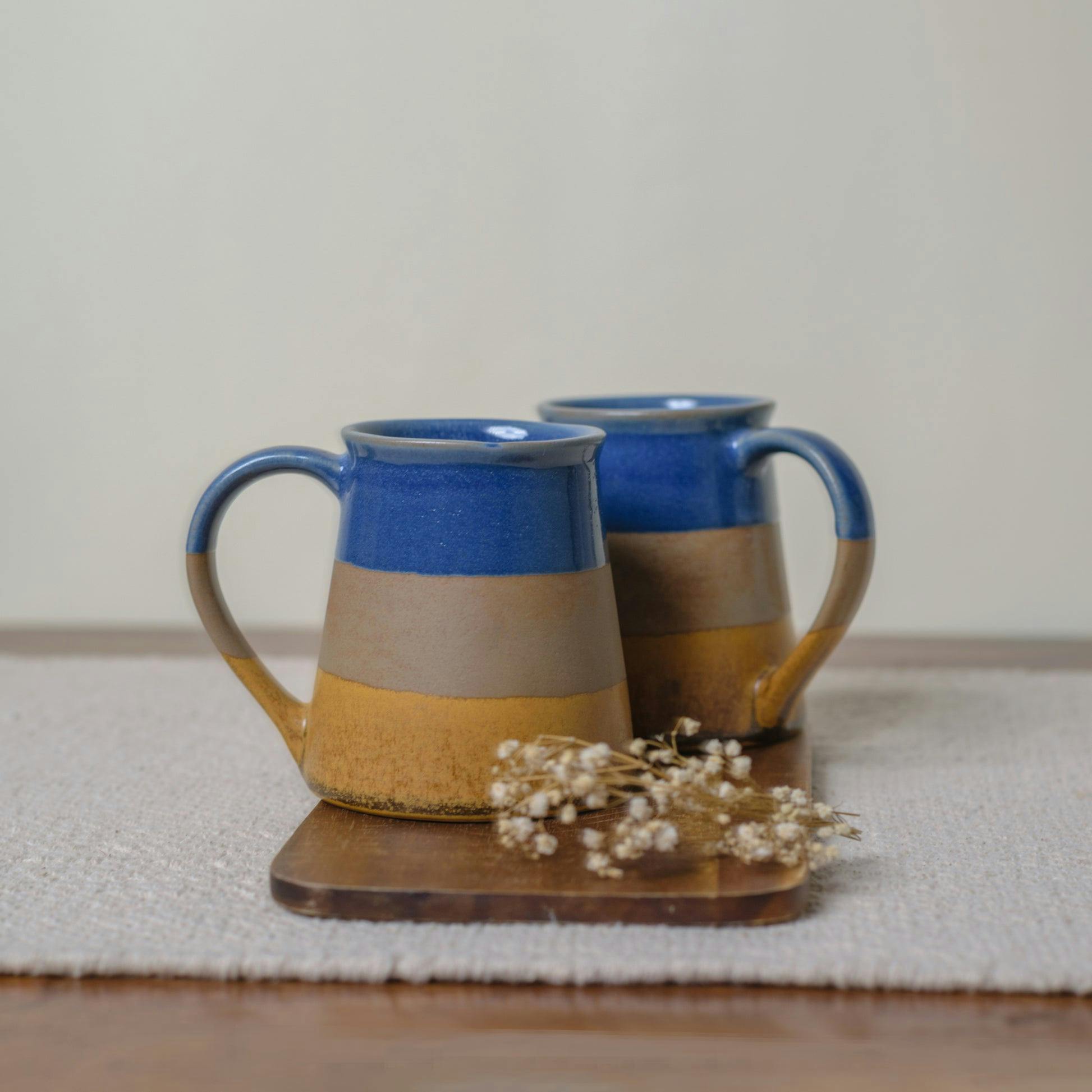 Earth Mugs Blue - set of 2, a product by Oh Yay project
