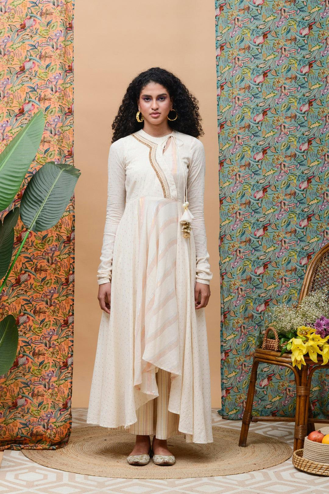 Hibiscus Anarkali, a product by Rishi and Vibhuti