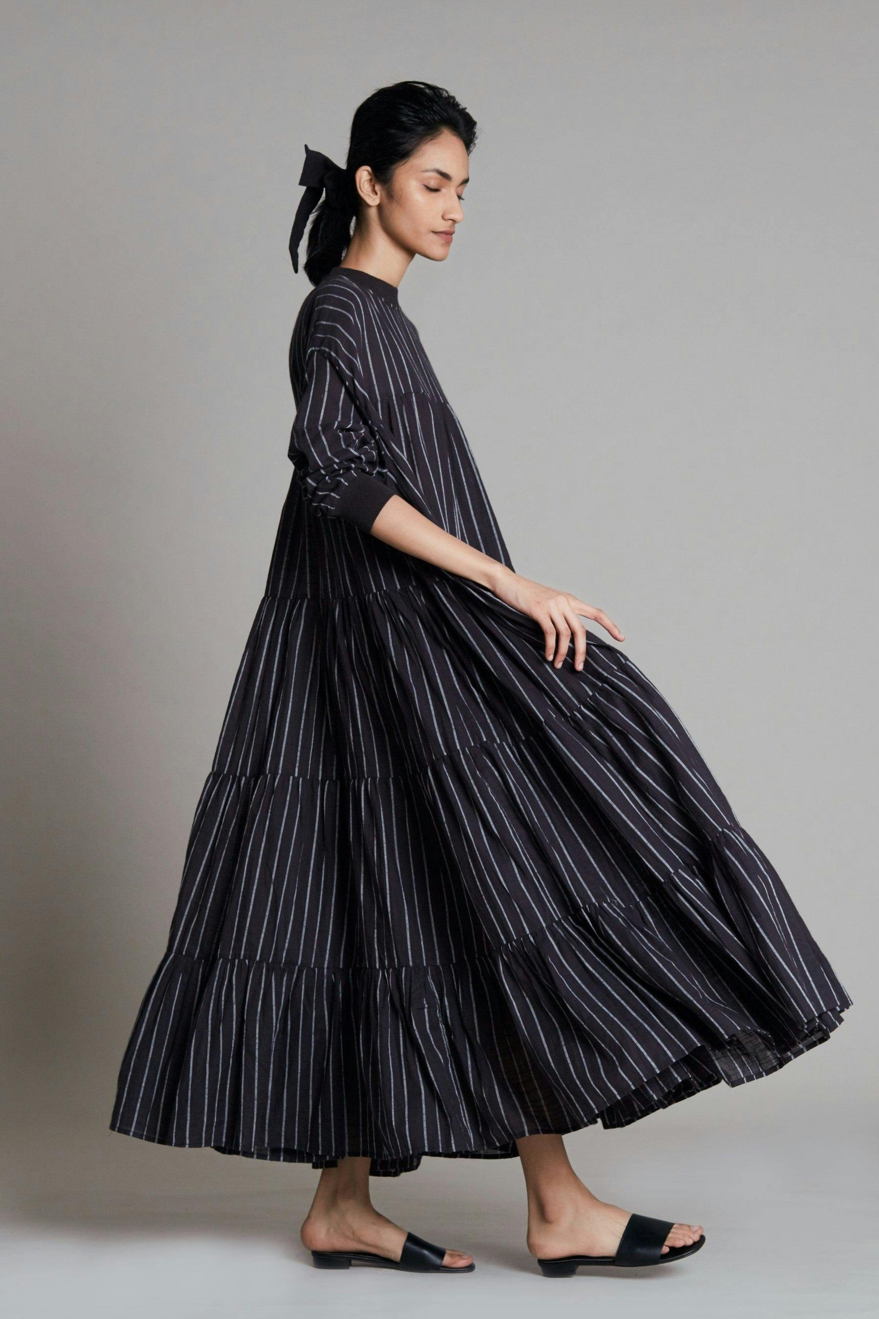 Thumbnail preview #4 for Black Ribbed Vena Dress