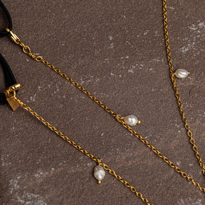 Thumbnail preview #2 for Single Pearl Multifunctional Chain