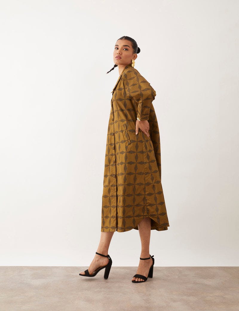 FARO DRESS - OLIVE, a product by Son of a Noble