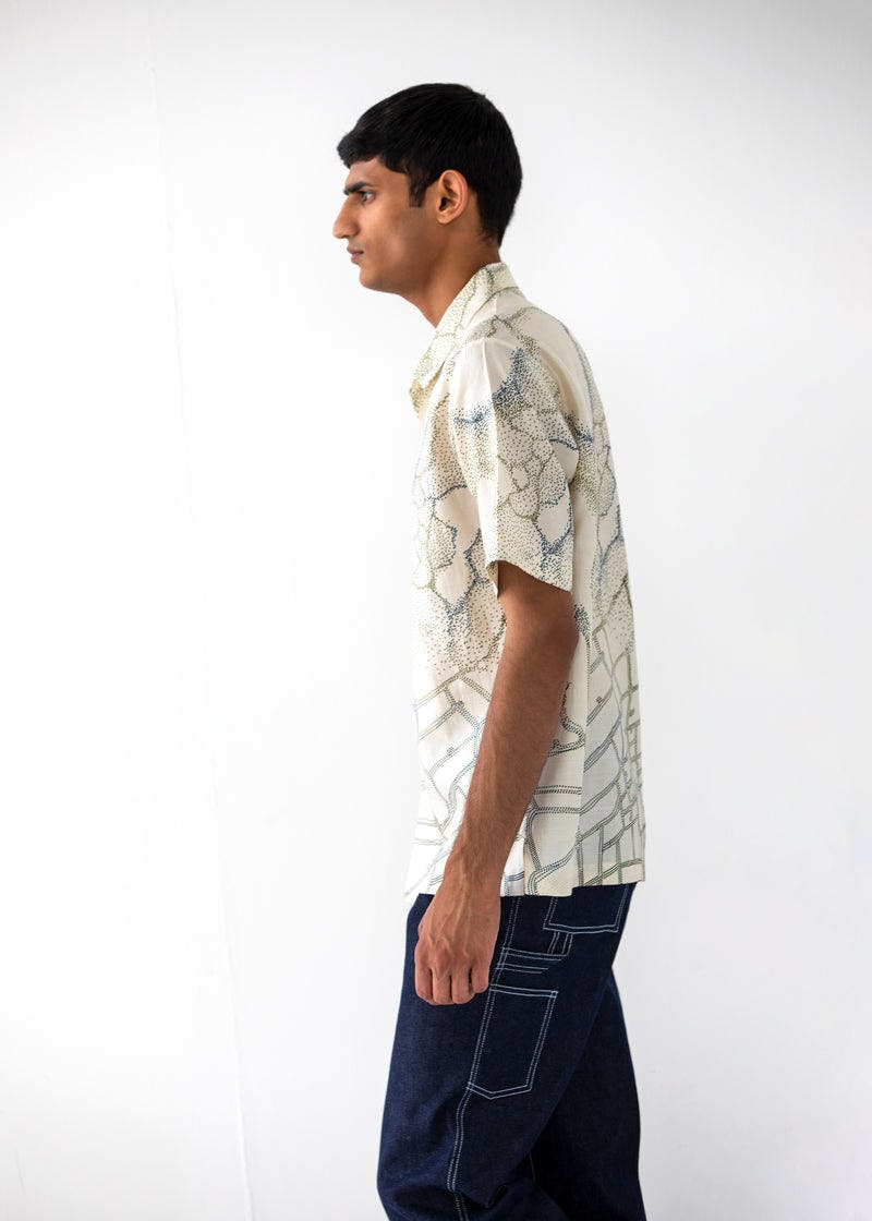 Thumbnail preview #2 for NORMANDY PRINTED SHIRT