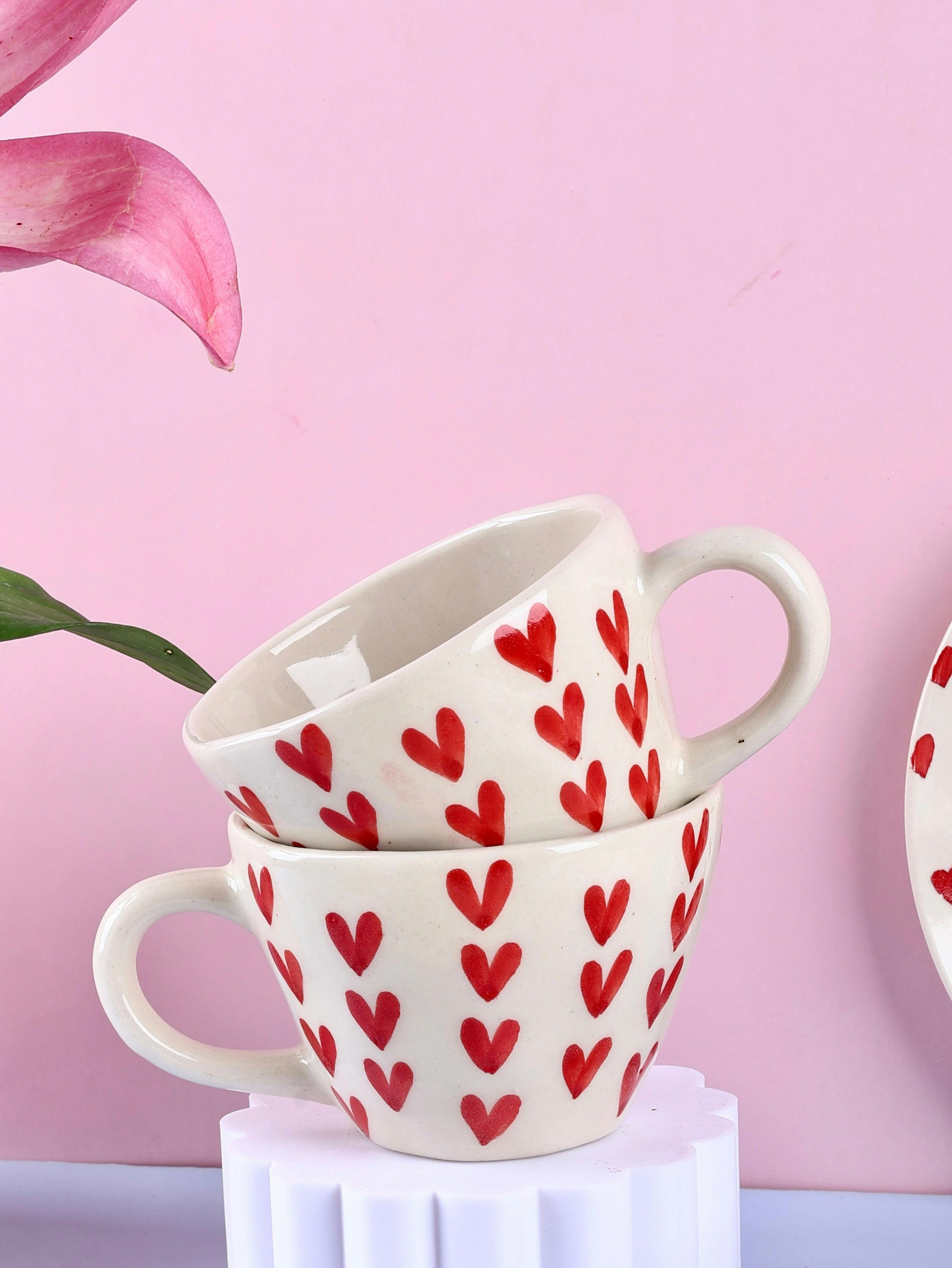 Beating Heart Handmade Mug, a product by Olive Home accent