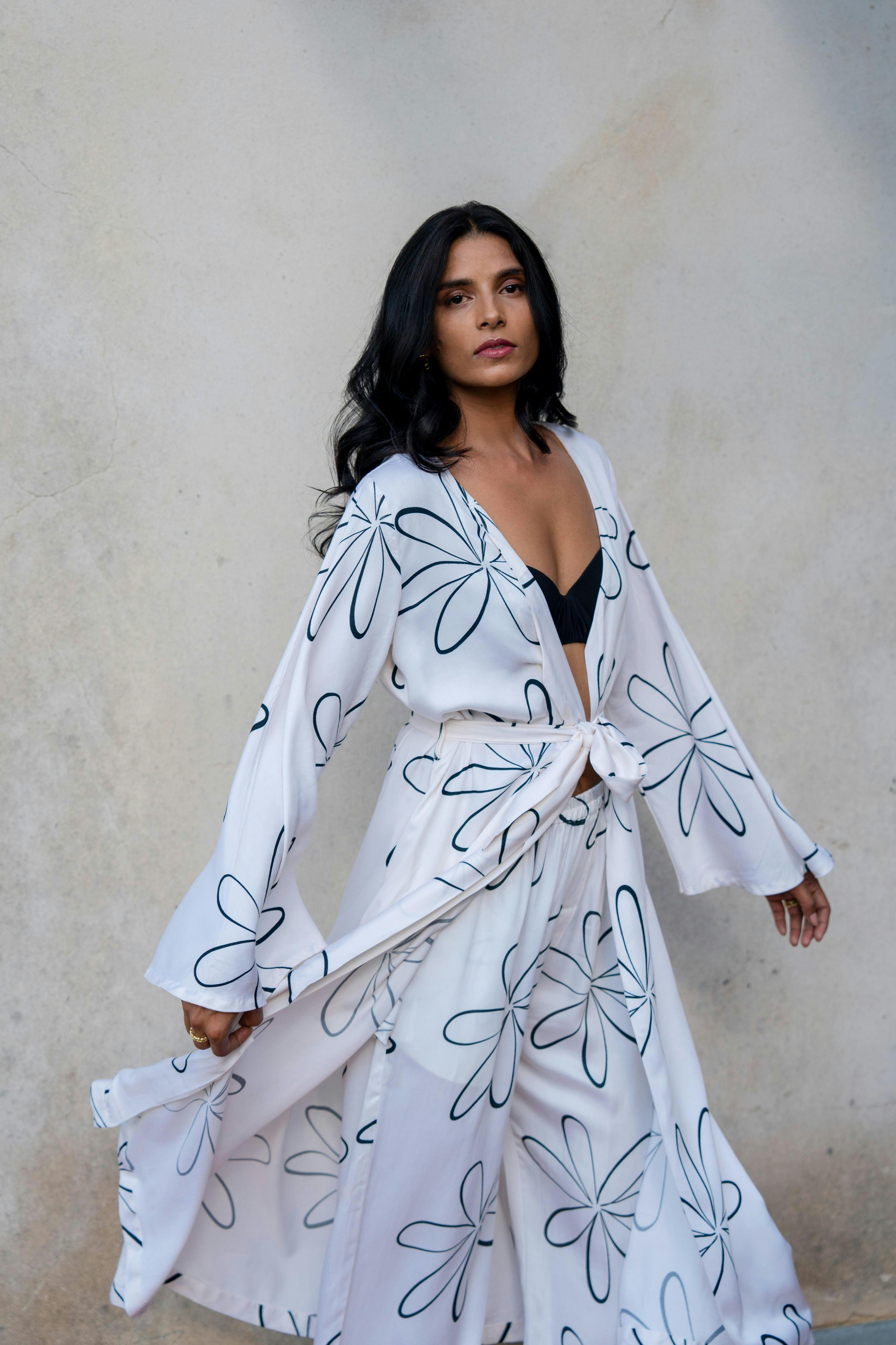 Bloom Printed Robe, a product by Sleeplove