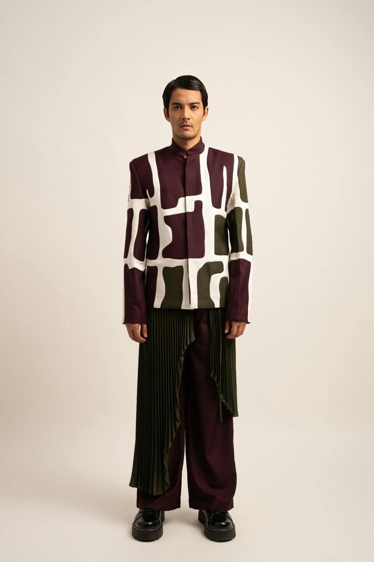 The Chaos Cascade Trouser Set, a product by Siddhant Agrawal Label
