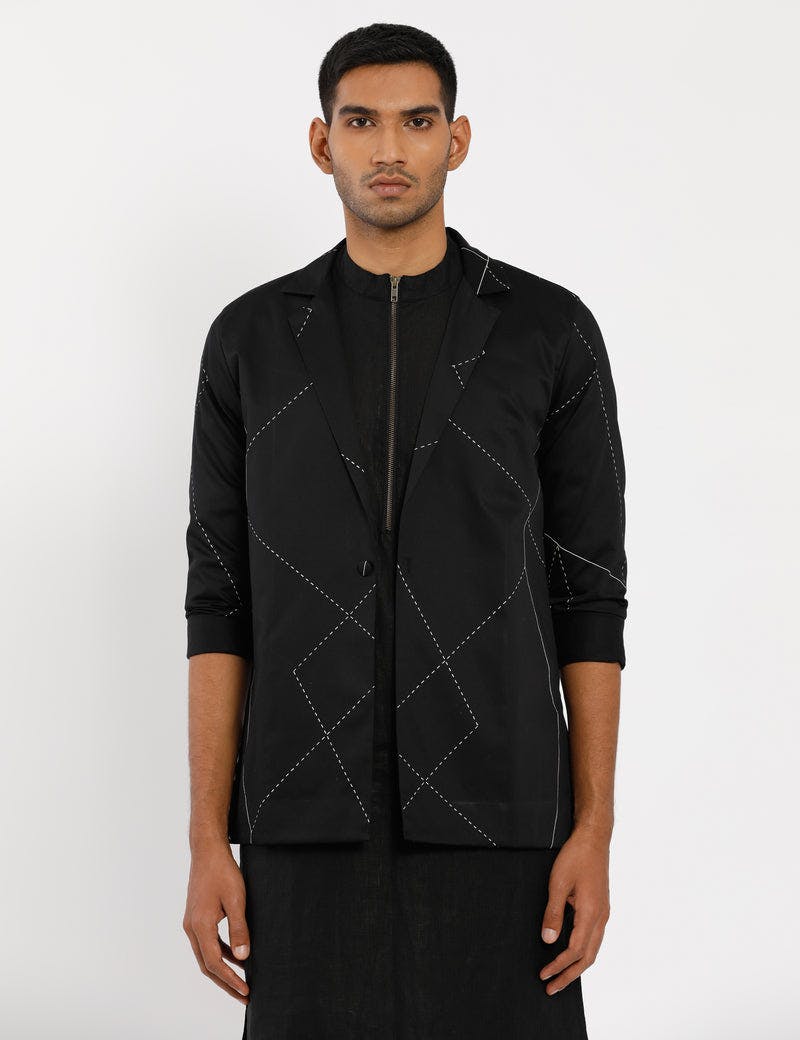 BECKHAM JACKET - BLACK, a product by Son of a Noble