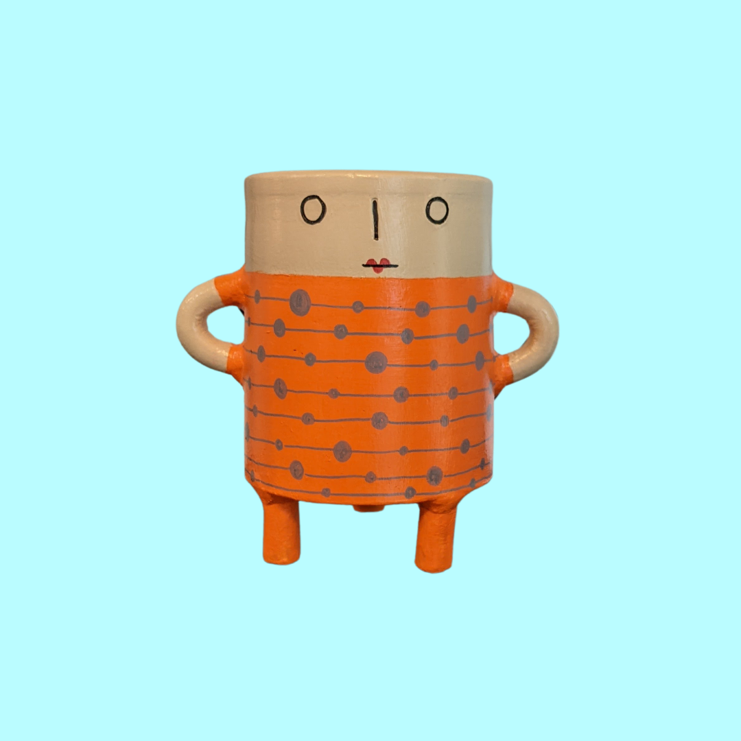 Terracotta Planters - Funky Five Orange, a product by Oh Yay project