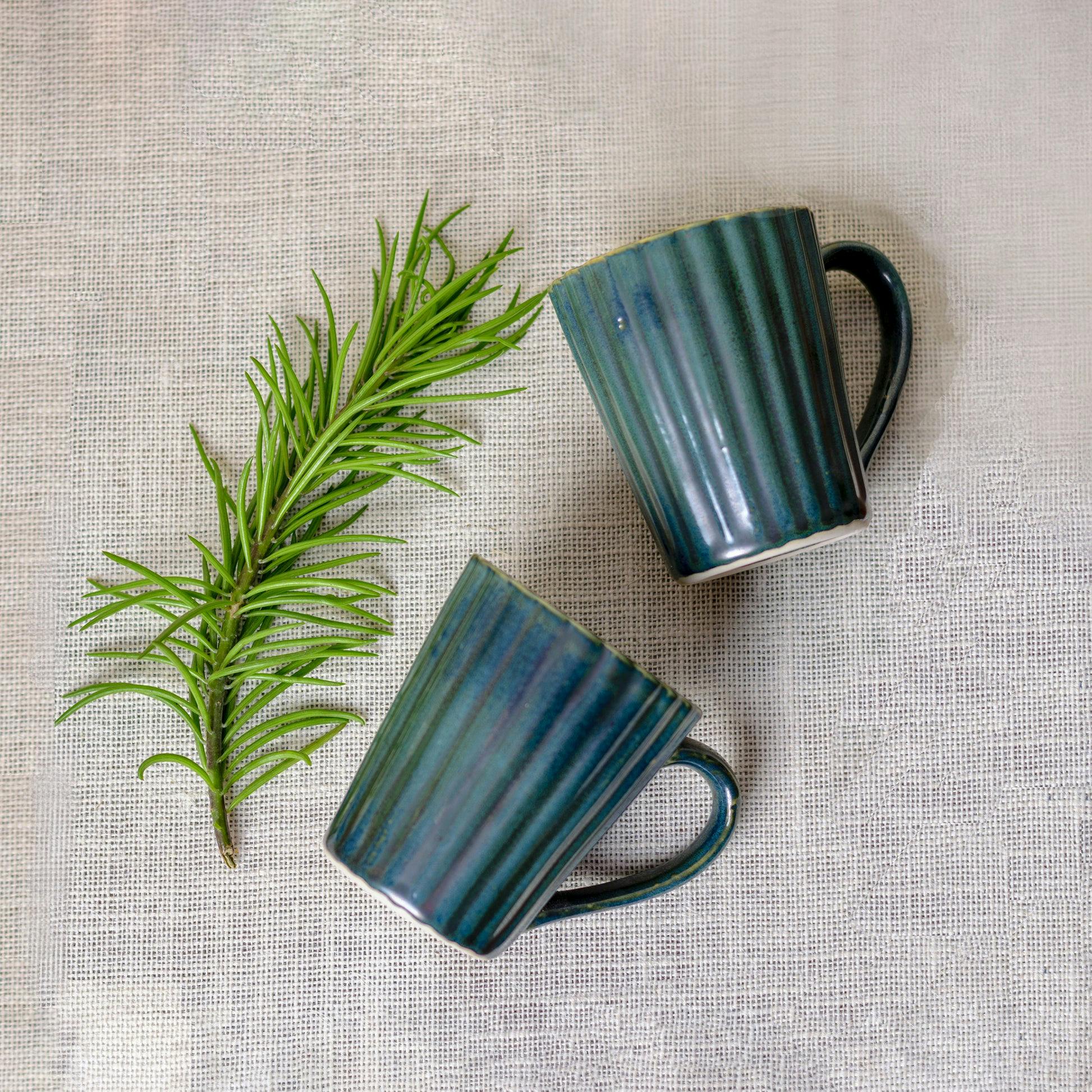 Badal Mug - Green set of 2, a product by Oh Yay project