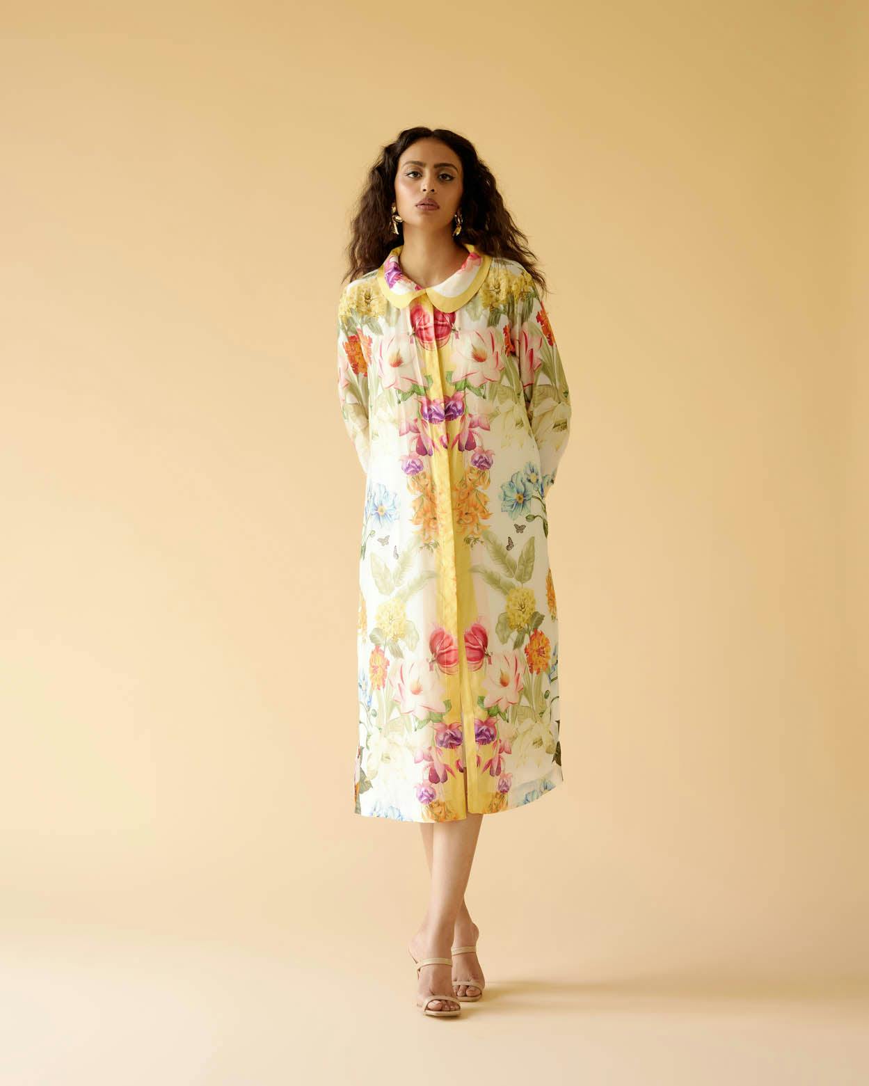Home Garden Shirt Dress, a product by Moh India