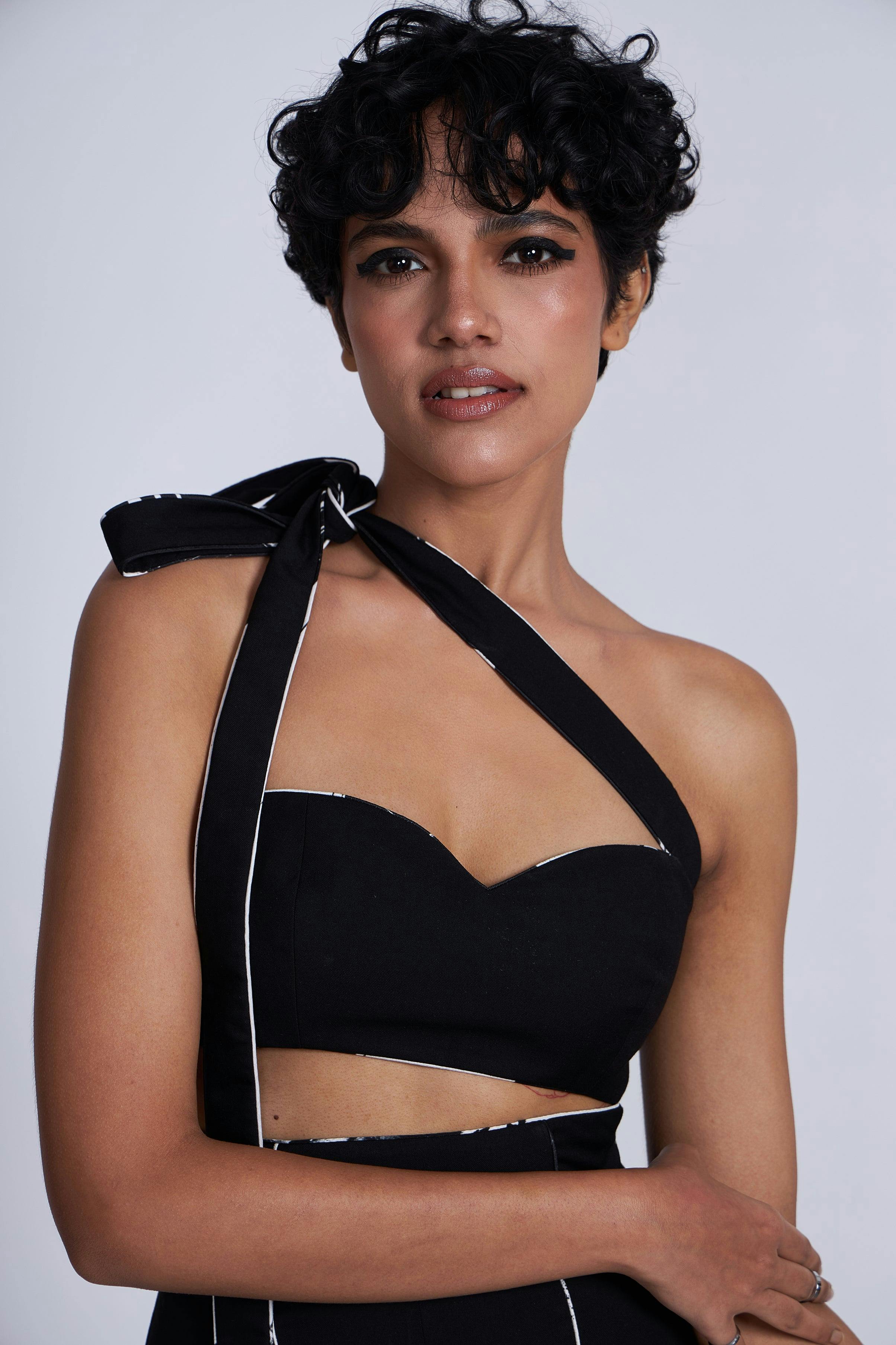 Kuro Tie-Up Bustier, a product by Advait India