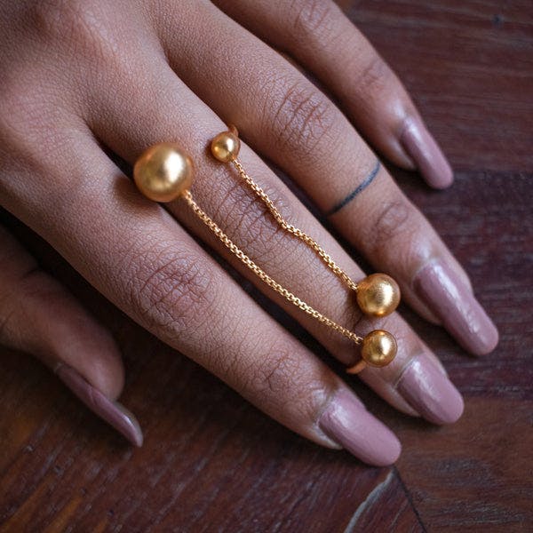 Thumbnail preview #0 for Deco Chain Ring Maxi