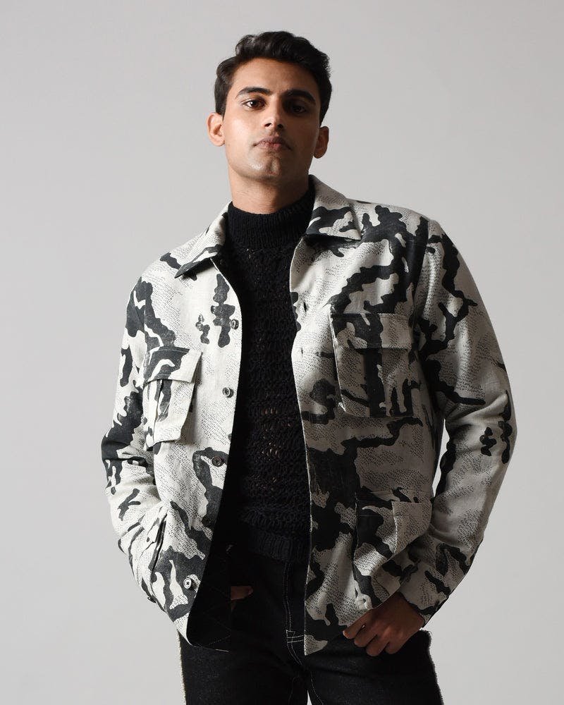 Reversible Camouflage Shadow Jacket, a product by Country Made