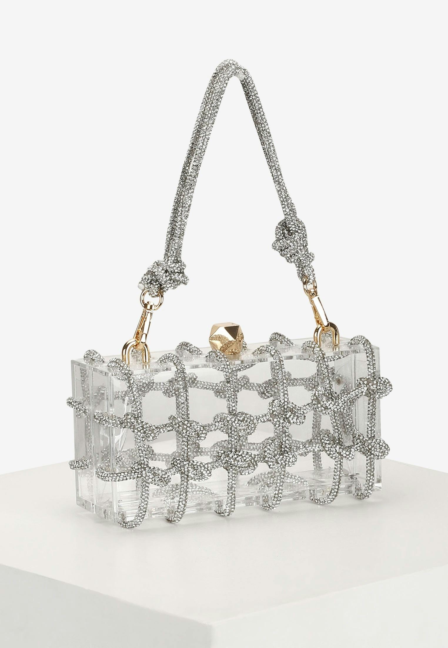 Orion Rhinestone Clutch, a product by Lola's