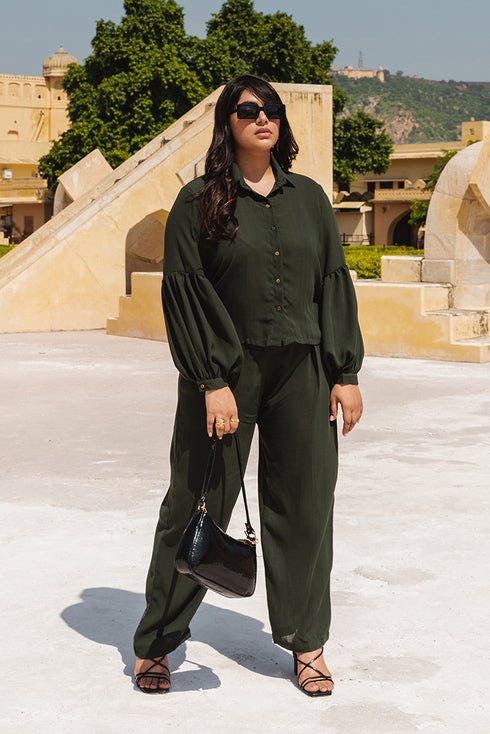 Olivia - The Forest Green Coordinate, a product by AlterEgoIndia